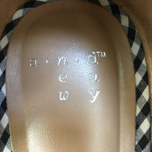 Cute monochrome gingham pointy flats - Picture 6 of 6